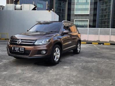 2014 Volkswagen Tiguan 1.4L TSI Coklat - Jual mobil bekas di DKI Jakarta