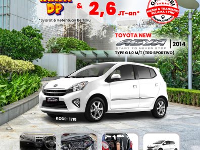 2014 Toyota Agya 1.0L G M/T - Jual mobil bekas di Kalimantan Barat