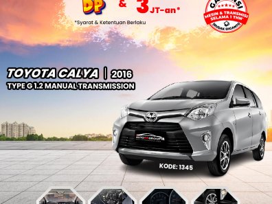 2016 Toyota Calya G MT Silver - Jual mobil bekas di Kalimantan Barat