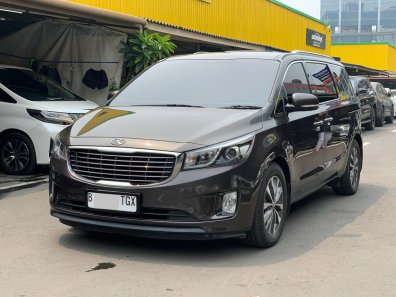 2017 Kia Grand Sedona Ultimate Coklat - Jual mobil bekas di DKI Jakarta