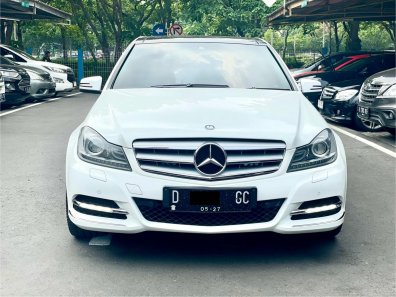 2013 Mercedes-Benz C-Class C 200 Avantgarde Line Putih - Jual mobil bekas di DKI Jakarta