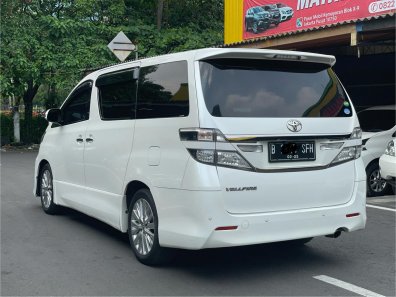 2014 Toyota Vellfire 2.4 Z Alles Putih - Jual mobil bekas di DKI Jakarta