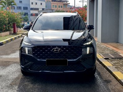 2022 Hyundai Santa Fe D 2.2 8DCT Signature Hitam - Jual mobil bekas di DKI Jakarta