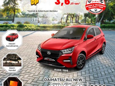 2023 Daihatsu Ayla 1.0L X MT Merah - Jual mobil bekas di Kalimantan Barat