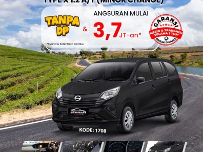 2022 Daihatsu Sigra 1.2 X AT Hitam - Jual mobil bekas di Kalimantan Barat