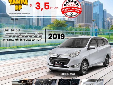 2019 Daihatsu Sigra 1.2 R MT Silver - Jual mobil bekas di Kalimantan Barat