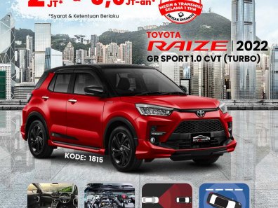 2022 Toyota Raize 1.0T GR Sport CVT (One Tone) Merah - Jual mobil bekas di Kalimantan Barat