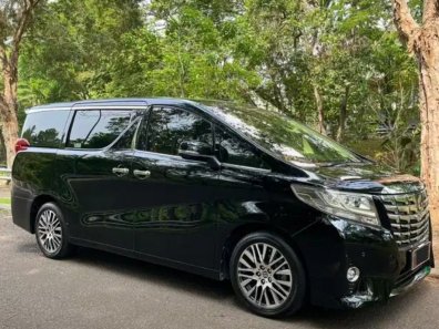 2017 Toyota Alphard 2.5 G A/T Hitam - Jual mobil bekas di Banten