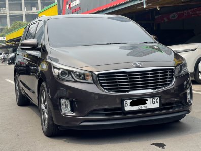 2017 Kia Grand Sedona Ultimate Coklat - Jual mobil bekas di DKI Jakarta