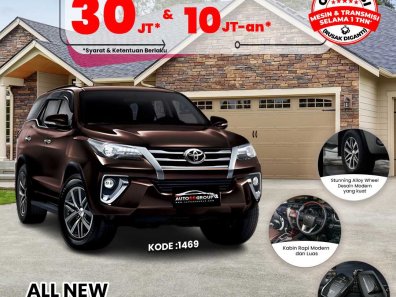 2017 Toyota Fortuner 2.4 VRZ AT Coklat - Jual mobil bekas di Kalimantan Barat