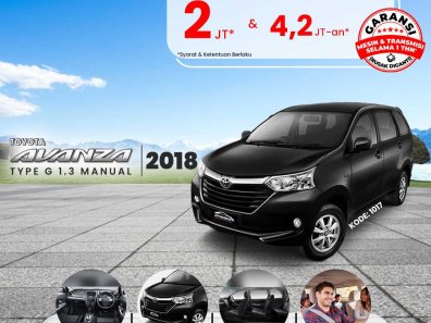 2018 Toyota Avanza 1.3G MT Hitam - Jual mobil bekas di Kalimantan Barat