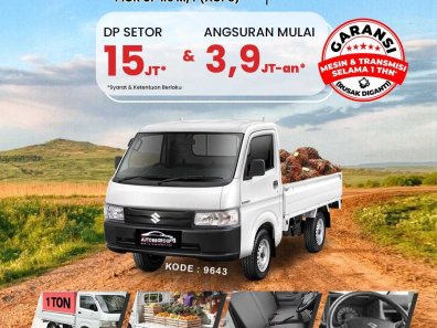 2023 Suzuki Carry Pick Up Flat-Deck AC/PS Silver - Jual mobil bekas di Kalimantan Barat