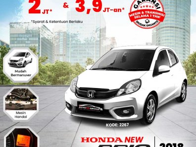 2018 Honda Brio E CVT Putih - Jual mobil bekas di Kalimantan Barat